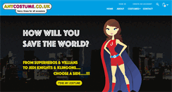 Desktop Screenshot of anycostume.co.uk